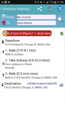 Chicago Bus Tracker (CTA) android App screenshot 2