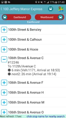 Chicago Bus Tracker (CTA) android App screenshot 6