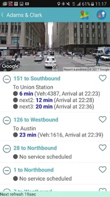 Chicago Bus Tracker (CTA) android App screenshot 8